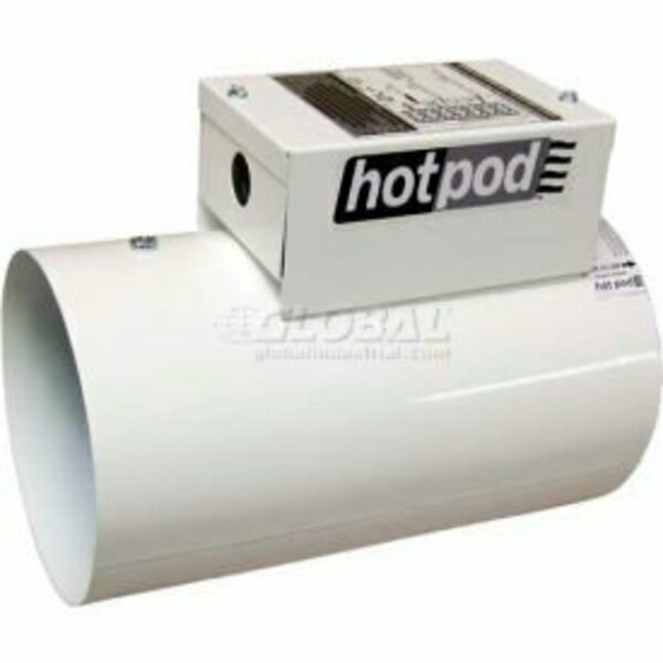 Tpi Industrial TPI Hotpod 6" Diameter Inlet Duct Mounted Heater Cord Set HP6-1000120-2CT 1000/500W 120V HP610001202CT